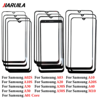 10Pcs Front Outer Glass Lens Cover For Samsung A02S A03 A10 A10S A20S A30 A30S A40 A50 A50S M10 A10 Core