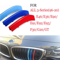 Klip Trim Jalur Jeriji Lumba Kereta, Set 3pcs, Kuasa M, Untuk BMW E90 G20 320I F30 E46 E36 E91 E92 E