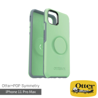 【OtterBox】iPhone 11 Pro Max 6.5吋 Symmetry炫彩幾何泡泡騷保護殼(薄荷綠色)