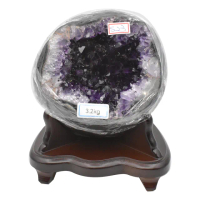 【鑫運來】頂級5A烏拉圭錢袋子聚寶盆紫水晶洞S23(重約3-4kg 紫晶洞)
