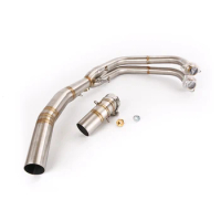 For KAWASAKI NINJA400 250 300 2017 2018 2019 2020 2021 Full System Motorcycle Exhaust Middle Pipe Slip On Full System Link Pipe