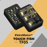 EleksMaker Keyboard Customizable Macro Programmer 5-Digit Keypad Boss Keys Osu Volume Adjustment Alloy Mechanical PBT Gift