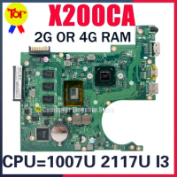 KEFU X200CA Laptop Motherboard For ASUS X200C X200CAP F200C F200CA 1007U 2117U I3 2G OR 4G-RAM Mainboard 100% Working