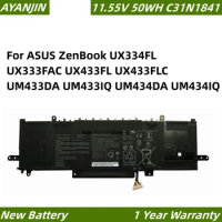 C31N1841 11.55V 50WH Laptop Battery For ASUS ZenBook UX334FL UX333FAC UX433FL UX433FLC UM433DA UM433IQ UM434DA UM434IQ