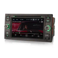 7" Android 12.0 OS Car DVD Multimedia System Player GPS Radio for Ford C-Max 2005-2007 &amp; Connect 2007-2009 &amp; Fiesta 2005-2008