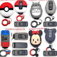 móc khoá Totoro Vỏ Silicon Bảo Vệ Chìa Khóa Điều Khiển Từ Xa Cho honda đời mới 2024 2025 23 22 21 ab