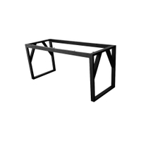 ⭐荷重150公斤不搖晃⭐160cm 180cm 工業風 鐵件桌腳  造型鐵腳  設計款 餐桌 會議桌 實木桌