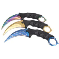 CS GO Karambit Knife Camping Hunting Knife Tactical Pocket Stainless Steel Knife Blade Outdoor EDC Tool