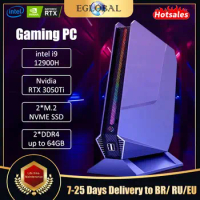 Eglobal F10 i9 i7 12900H 12700H Nvid-ia RTX3050 Gaming MINI PC 2xDDR4 Win11 Desktop Computer 3x4K WiFi6