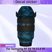 For Samyang AF 24-70 F2.8 FE Decal Skin Vinyl Wrap Film Camera Lens Sticker 24-70/2.8 24-70mm 2.8 F/2.8 AF24-70 For Sony Mount