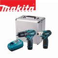 牧田 MAKITA DK1493 10.8V 震動起子電鑽+衝擊起子機雙機組