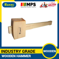 Remax Tukul Kayu Wooden Hammer Solid 2\ X 4\" 100% ORIGINAL - Hardware"