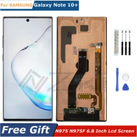 Amoled For Samsung Galaxy Note 10 Plus Display LCD Touch Screen N975 Frame Digitier Assembly Note 10 Pro With Repair Tool N975f
