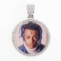ICe out 致敬xxxtentacion滿鉆相框項鏈 定制 kream