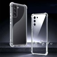 Silicone Case For Samsung Galaxy S21 FE Case Samsung S21 Ultra Plus Back Cover Soft Tpu Phone Case For Galaxy S21 Plus Bumper 5G
