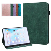 Flower Imprinted Tablet Case for Samsung Galaxy Tab S6 Lite 10.4'' P615 P610 P615 Stand Folio Case For Galaxy Tab S6 Lite Cover