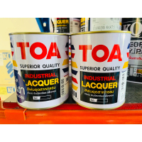 สีสเปรย์ TOA สีพ่นอุตสาหกรรม 888สีดำกึ่งเงา / 999สีดำด้าน 0.875ml. สีกันสนิม