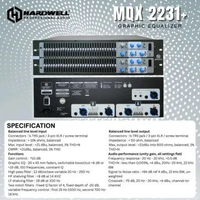 HARDWELL GRAPHIC EQUALIZER MQX2231