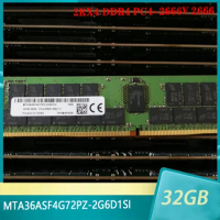 MTA36ASF4G72PZ-2G6D1SI 32GB 32G 2RX4 RAM For MT DDR4 PC4-2666V 2666 Memory