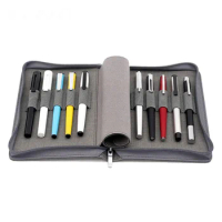 KACO ALIO Pens Storage Bag Waterproof Black Grey 10 Holders 20 Holders Pencil Case Collection Bags for Luxury Pen