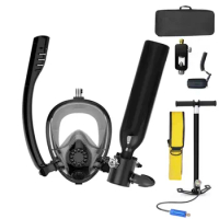 Underwater Outdoor Air Tank 0.5l Mini Scuba Diving Tank with Mask