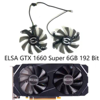 2Pcs/Set, FY09015M12LPUA,VGA GPU Cooler Fan,For ELSA GTX 1660 Super 6GB 192Bit,Video Cards Fan,For SJS GTX1660S Super 6G