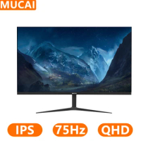 MUCAI 27 Inch 2K Monitor 75Hz Desktop PC Lcd QHD Display Gaming 100Hz 2560*1440 IPS Panel Screen Computer LED HDMI-compatib/DP