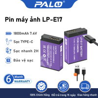 PALO Pin LP-E17 1800mAh sạc Type-C cho EOS M3 EOS M5 EOS RP EOS 750D EOS 760D EOS 800D 77D