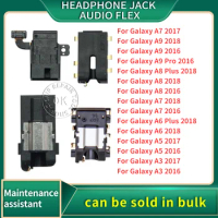 Ear Earphone Port Connector Headphone Jack Audio Flex For Samsung Galaxy A3 A5 A6 A7 A8 Plus A9 Pro 2016 2017 2018 Repair Parts