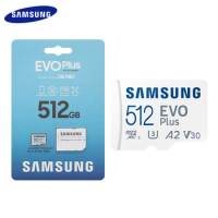 Samsung Evo Plus micro sd Card 64GB 128GB 256GB 512GB 4K U3 V30 A2 Memory Card High-Speed Up to 130MB/s SD Adapter for microSD