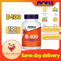 NOW Sustained .Release B-.100 100 Tablets ทานวันละ 1 เม็ด หลังอาหาร 100 softgels รับประกันความแท้ จั