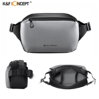 K&amp;F Concept Portable Single Shoulder Camera Bag Multi-functional Waterproof Photography DSLR Lens Handbag with Tripod Bag
