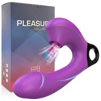 2 In 1 Clitoris Sucker Realistic Dildo Vibrator Sexual Toys For Women Clit Massager Nipple Vagina St