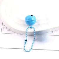 OEM SK-C1464 Gantungan Kunci Rantai Lonceng / Keychain Bentuk Bell Lonceng Gantungan Lucu Keyring Un