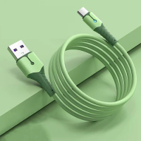5A USB Type C Liquid Silicon Fast Charging usb c cable Type-c data Cord Charger usb-c For Samsung S9 S8 Note 9 8 Huawei P20 Lite