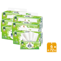 Kleenex 舒潔 6串組-棉柔舒適抽取衛生紙(100抽x12包*6串)