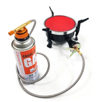 Infrared Heating Propane Butane Gas Stove Camping Picnic Burner With Explosion-Proof Tube And Gas Bottle Connector