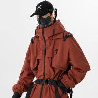 【巴黎精品】工裝外套休閒夾克-嘻哈休閒解構戰術男外套a1ec12
