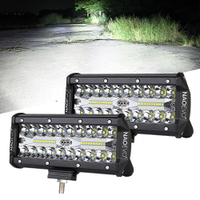 NAOEVO 4”7 Inch Car LED Light Offroad 4x4 Spotlights Fog Lamp WorkLight LED Bar For Truck Tractor Bo