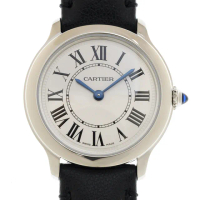 【Cartier 卡地亞】RONDE MUST石英皮帶小型款x29mm(WSRN0030)
