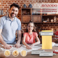 Pasta Attachment for KitchenAid Mixer, Includes Pasta Sheet Roller, Spaghetti Fettuccine Cutter, 3Pcs for Pasta Attachment by