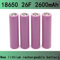 New Original ICR18650 3.7V ICR18650 For Samsung 18650 26F Batteries Rechargeable Li-ion Battery 2600mAh For Flashlight use