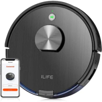 2023 New ILIFE A10s Lidar Robot Vacuum, Smart Laser Navigation and Mapping,Wi-Fi Connected,2-in-1 Roller Brush for Hard Floor