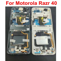 6.9" Foldable LTPO AMOLED For Motorola Razr 40 LCD Display Touch Screen Digitizer Assembly Sensor with Frame Big Phone Pantalla