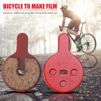 2 Pairs MTB Bike Brake Pads Resin Semi-Metallic Bicycle Cycling Braking Discs