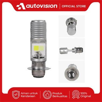 LED Headlight/Lampu Motor H2 M5/H6 & HS1/H4 6500K/Combo 12V 7W/7W M5-1/H6 Combo 1pcs