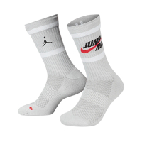Nike 襪子 Jordan Legacy 灰 紅 中筒襪 長襪 男女款 吸濕 快乾 排汗 喬丹 運動  DA2560-097
