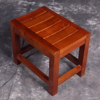 老人洗澡凳防腐洗腳凳換鞋凳矮凳實木凳子淋浴房凳防水防滑浴室凳