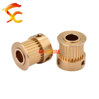10pcs Brass MXL 25 teeth Timing Pulley Bore 8mm for belt width 10mm MXL-25teeth Copper MXL Pulley 25 teeth