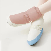 Adult Thick Soled Autumn Winter Short Boots Women Warm Ballet Dance Shoes Soft Soled Ballet Point Warm Shoes DS119